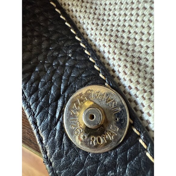 Dooney & Bourke Black Pebble Leather Crossbody Bag With Adjustable Strap - Picture 7 of 16